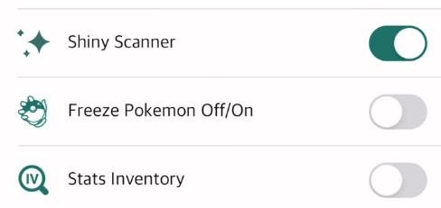 turn off shiny scanner