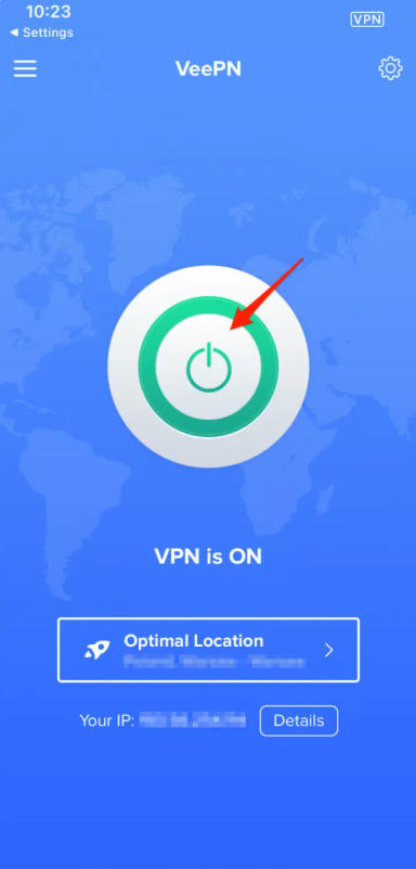 turn on vpn
