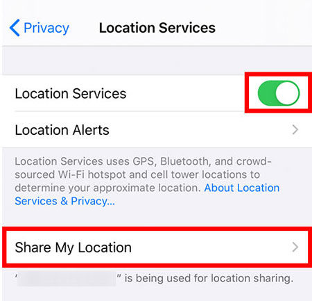 use another ios device