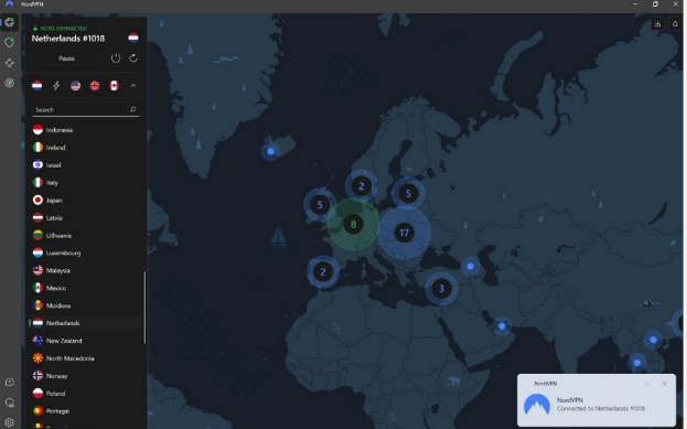 use nordvpn to fake gps grindr