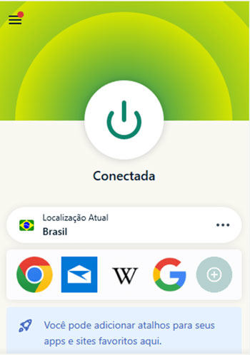Use VPN para mudar localização no iOS 17