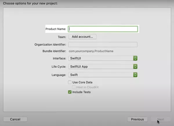 use xcode hit create