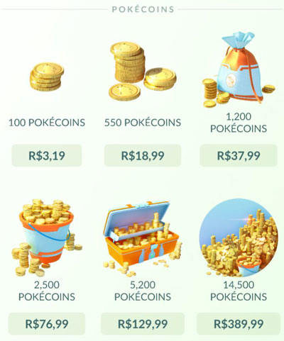 utilidade de Pokecoins