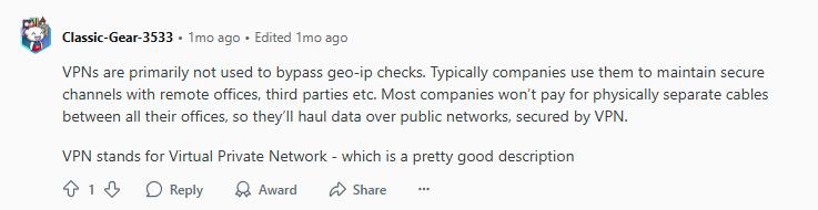 vpn user review