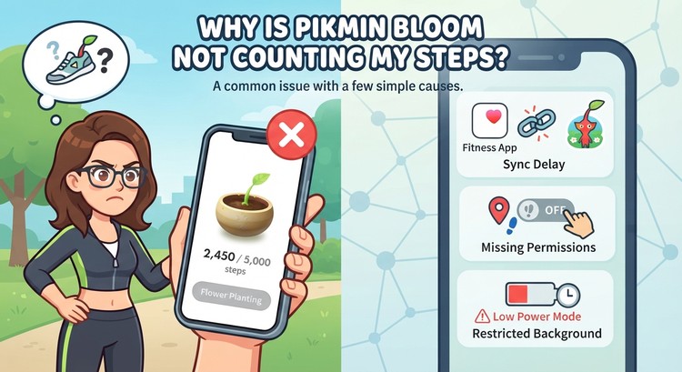 Why Is Pikmin Bloom Not Counting My Steps?