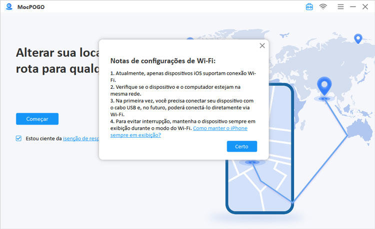 wifi configuracoes modo